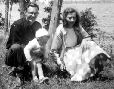 Doug with Mom and Dad at Cedar Point State Park in New York